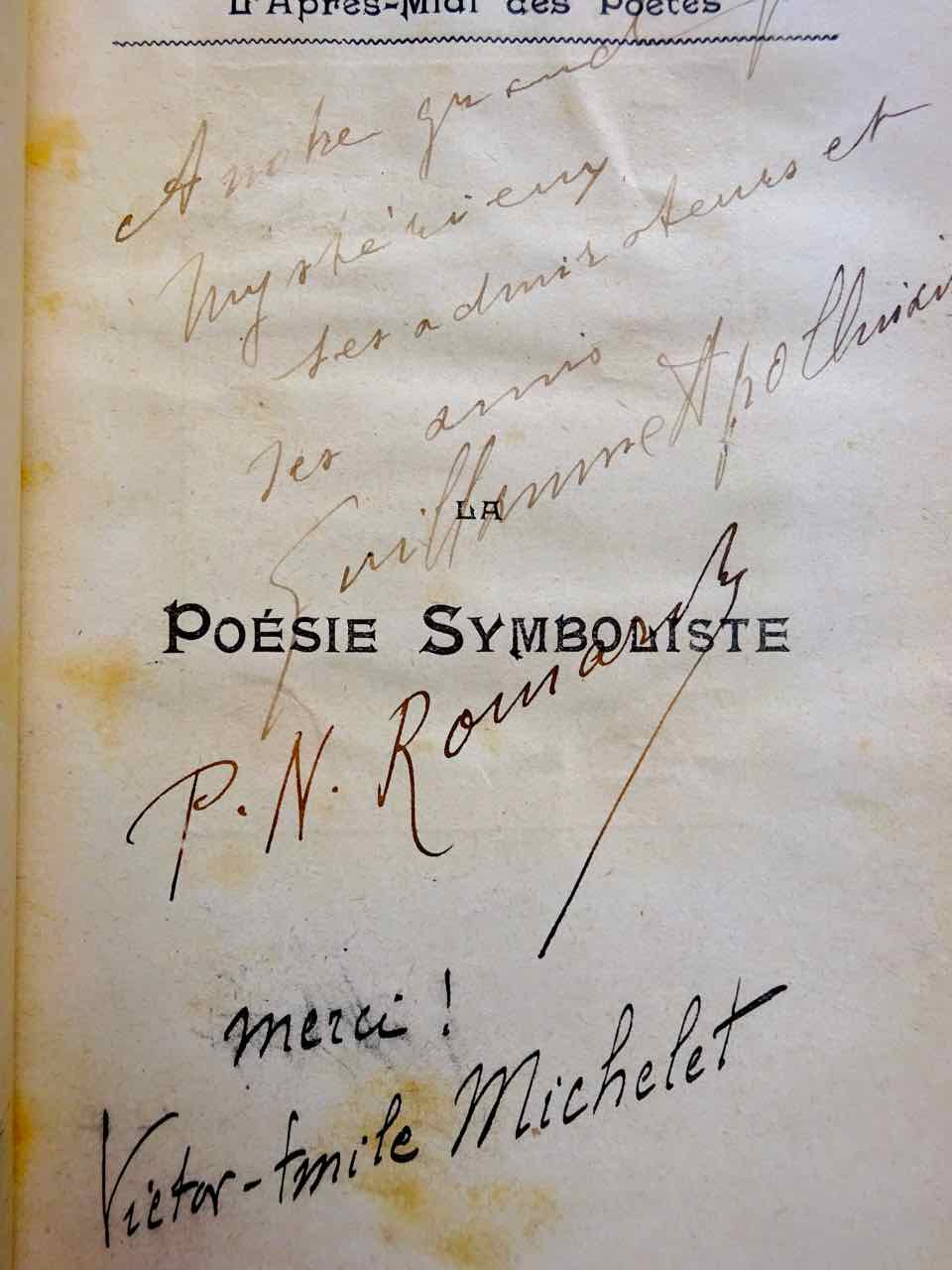 APOLLINAIRE. La Poésie Symboliste