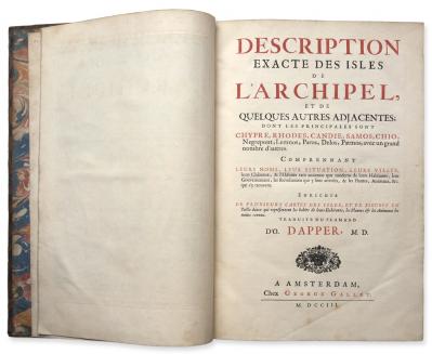 Dapper : Description exacte des isles de l'archipel