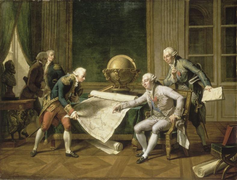 Louis XVI donnant ses instructions